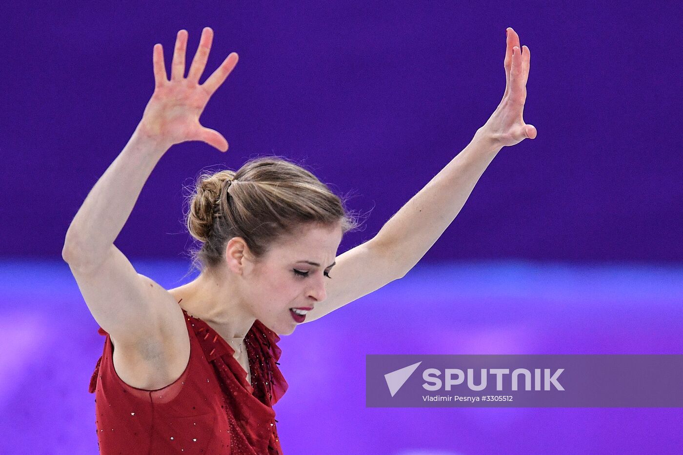 2018 Winter Olympics. Figure skating. Women. Short program