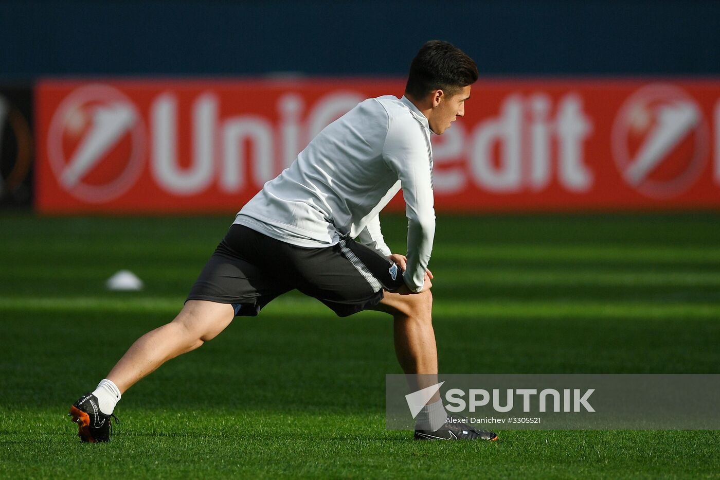 Football. UEFA Europa League. FC Zenit holds training session