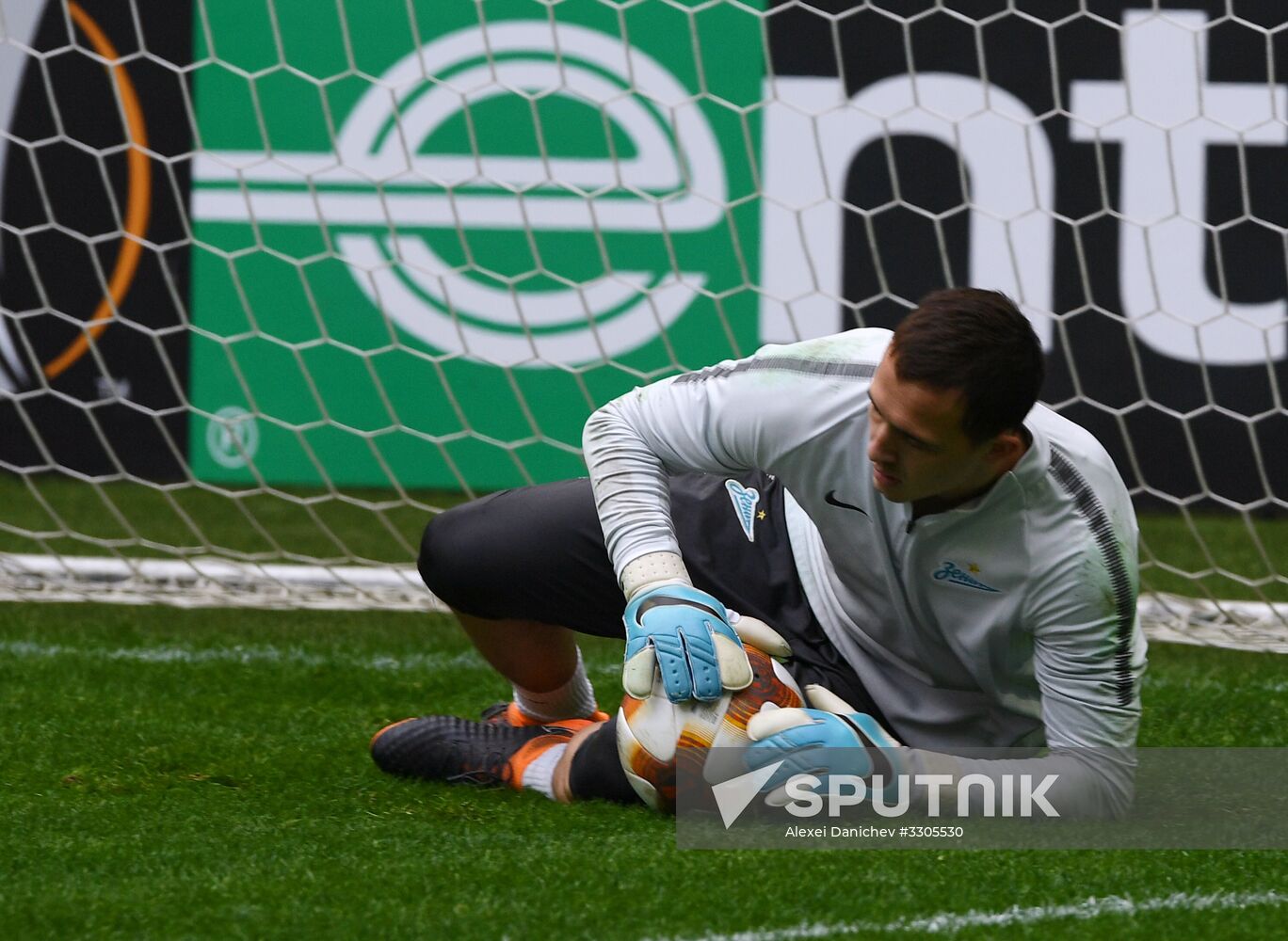 Football. UEFA Europa League. FC Zenit holds training session