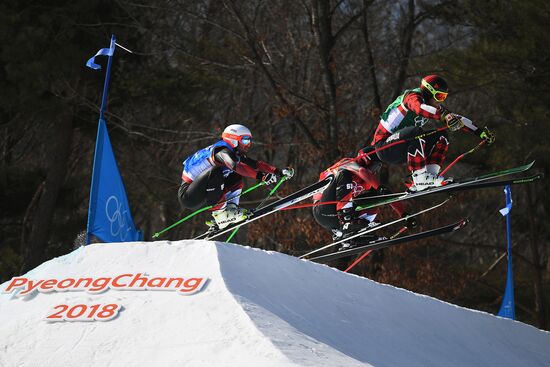 2018 Winter Olympics. Freestyle skiing. Men. Ski cross