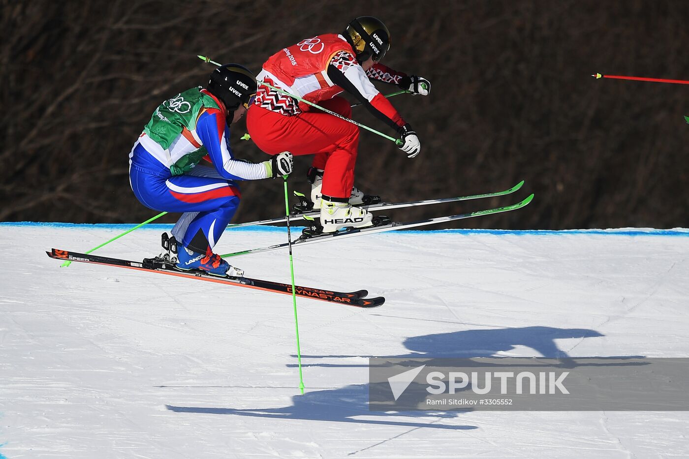 2018 Winter Olympics. Freestyle skiing. Men. Ski cross