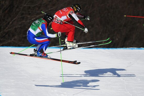 2018 Winter Olympics. Freestyle skiing. Men. Ski cross
