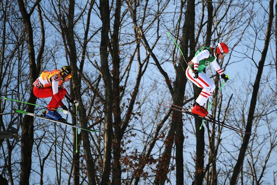 2018 Winter Olympics. Freestyle skiing. Men. Ski cross