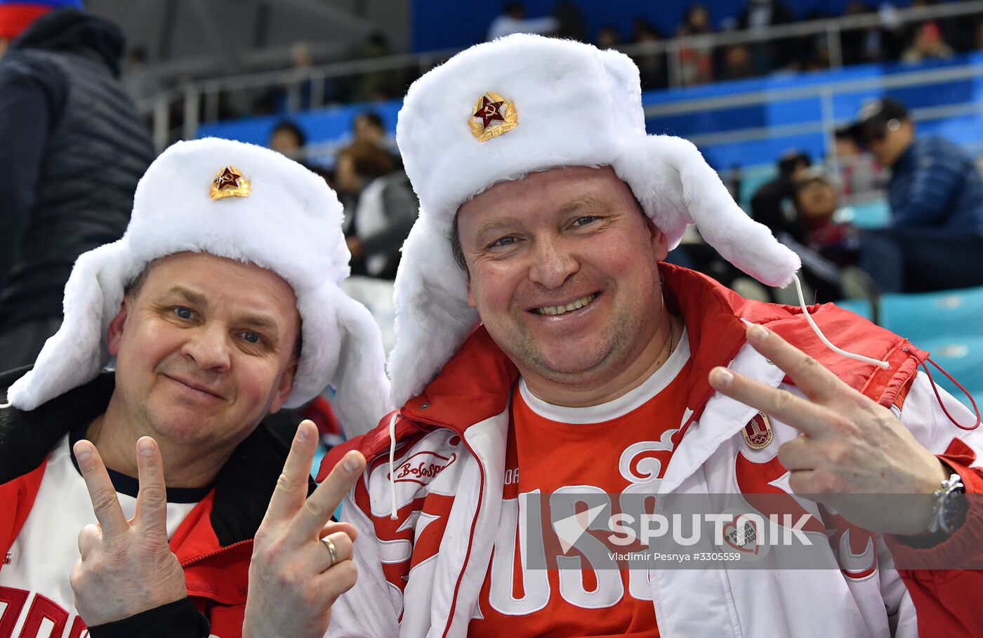 2018 Winter Olympics. Ice hockey. Men. Russia vs. Norway