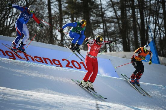 2018 Winter Olympics. Freestyle skiing. Men. Ski cross