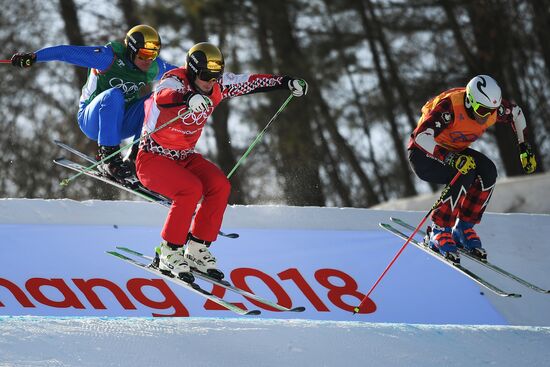 2018 Winter Olympics. Freestyle skiing. Men. Ski cross