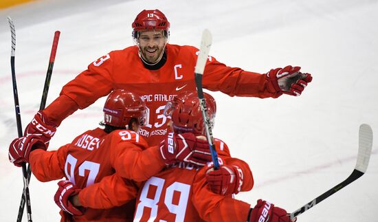 2018 Winter Olympics. Ice hockey. Men. Russia vs. Norway