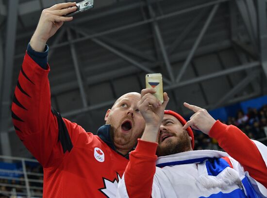 2018 Winter Olympics. Ice hockey. Men. Russia vs. Norway