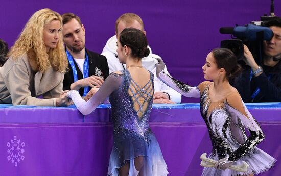2018 Winter Olympics. Figure skating. Women. Short program