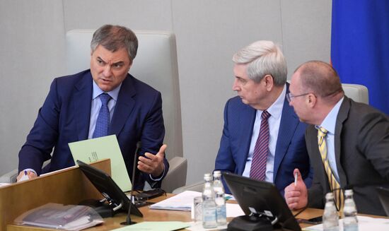 State Duma plenary session