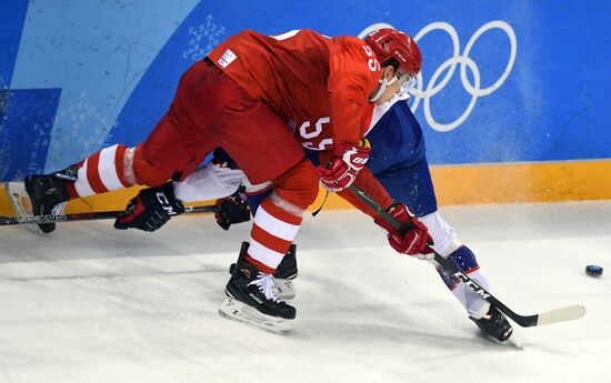 2018 Winter Olympics. Ice hockey. Men. Russia vs. Norway