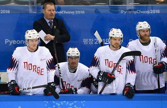 2018 Winter Olympics. Ice hockey. Men. Russia vs. Norway