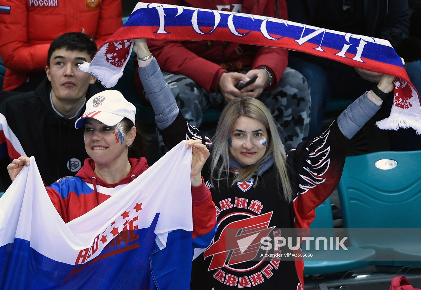2018 Winter Olympics. Ice hockey. Men. Russia vs. Norway