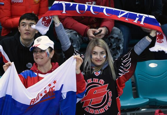 2018 Winter Olympics. Ice hockey. Men. Russia vs. Norway