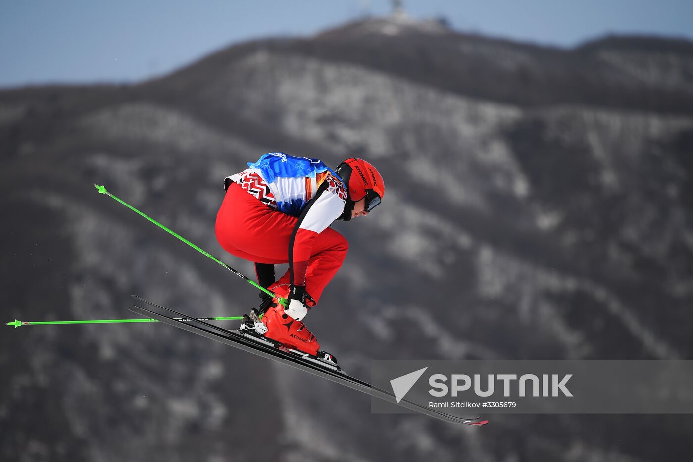 2018 Winter Olympics. Freestyle skiing. Men. Ski cross