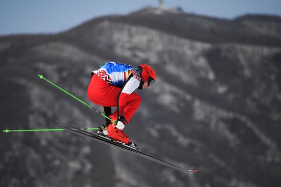 2018 Winter Olympics. Freestyle skiing. Men. Ski cross