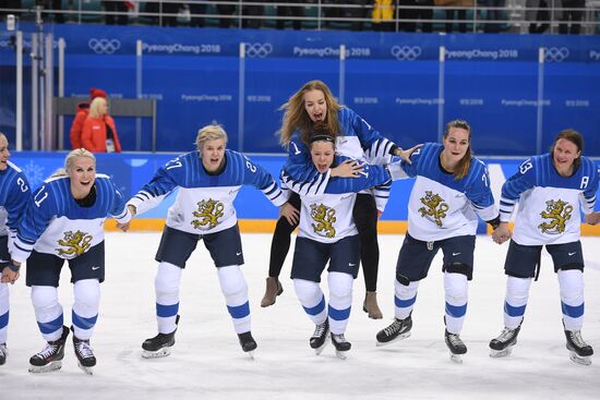 2018 Winter Olympics. Ice Hockey. Women. Bronze medal match