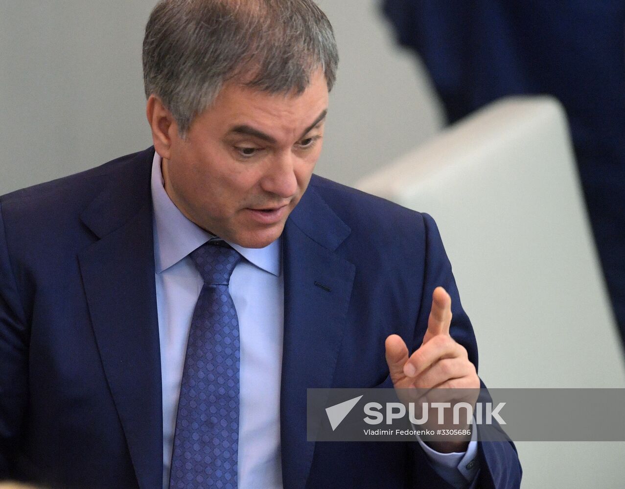 State Duma plenary session