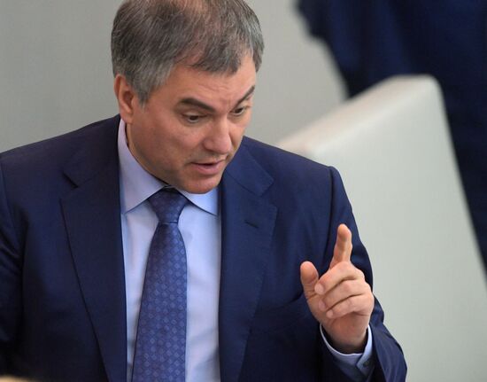 State Duma plenary session