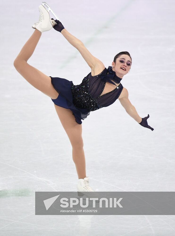 2018 Winter Olympics. Figure skating. Women. Short program