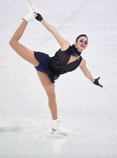 2018 Winter Olympics. Figure skating. Women. Short program