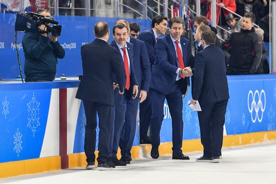 2018 Winter Olympics. Ice hockey. Men. Russia vs. Norway