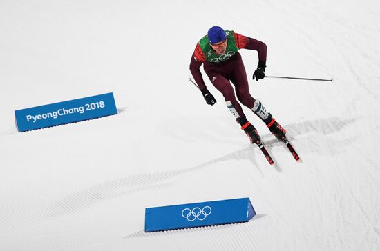 2018 Winter Olympics. Cross-country skiing. Men. Team sprint