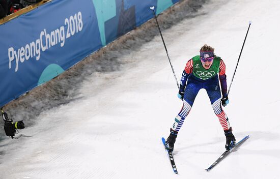 2018 Winter Olympics. Cross-country skiing. Women. Team sprint