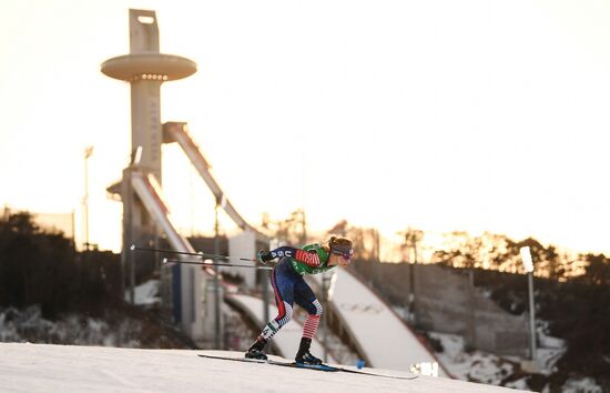 2018 Winter Olympics. Cross-country skiing. Women. Team sprint