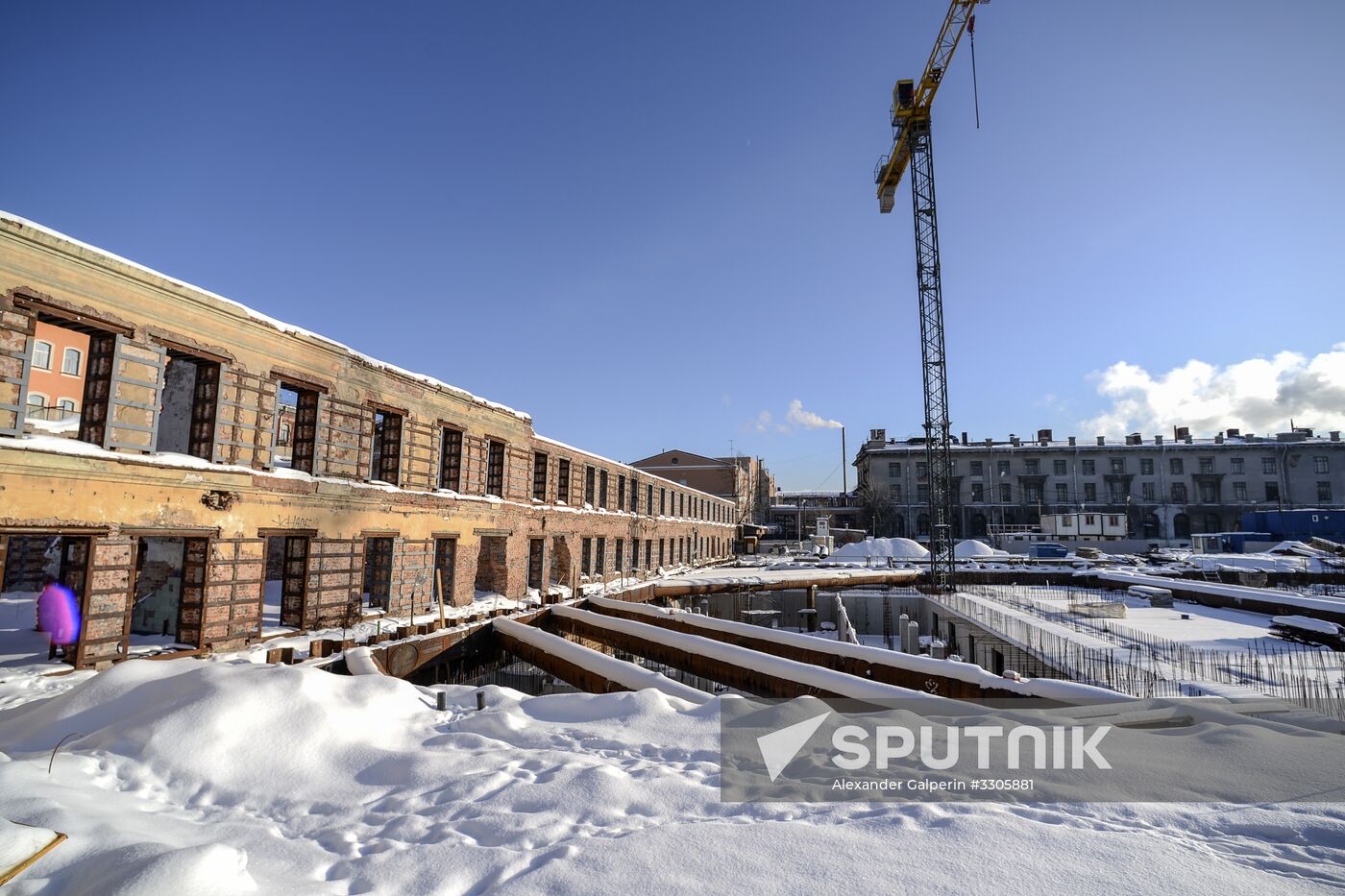 Construction of Maly Theater's new stage in St. Petersburg