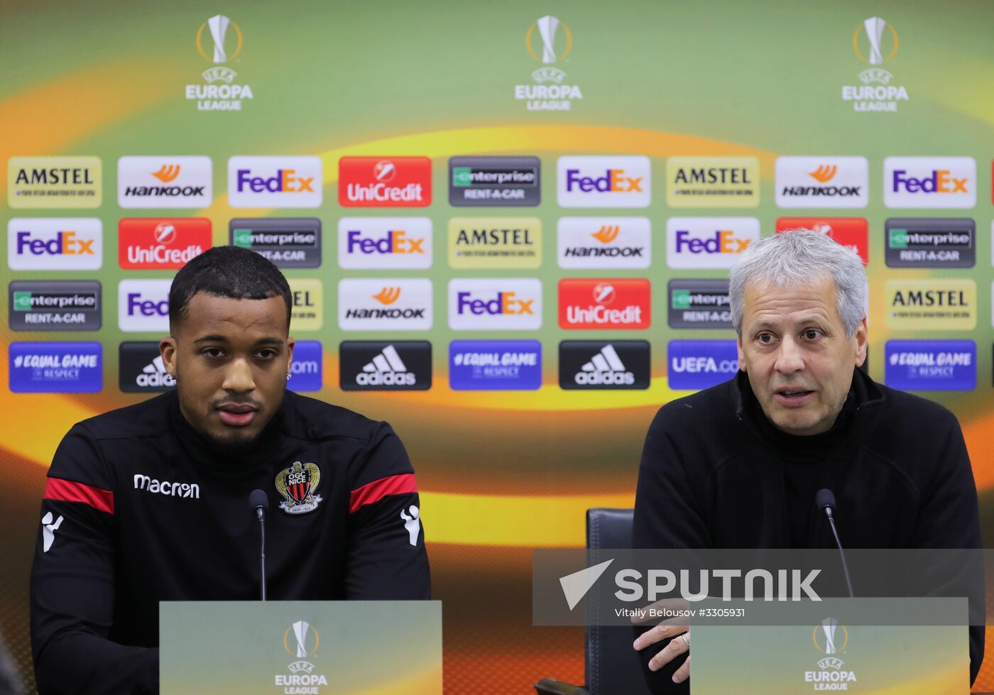 UEFA Europa League. Nice holds training session