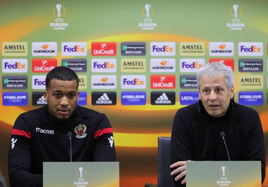 UEFA Europa League. Nice holds training session