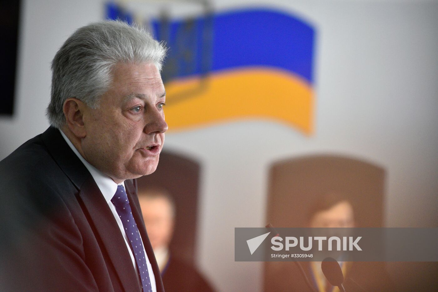 Court hearing in Kiev on case of former President of Ukraine Viktor Yanukovych