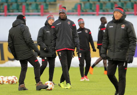 Football. UEFA Europa League. Nice's training session