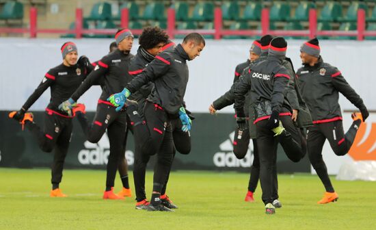 Football. UEFA Europa League. Nice's training session