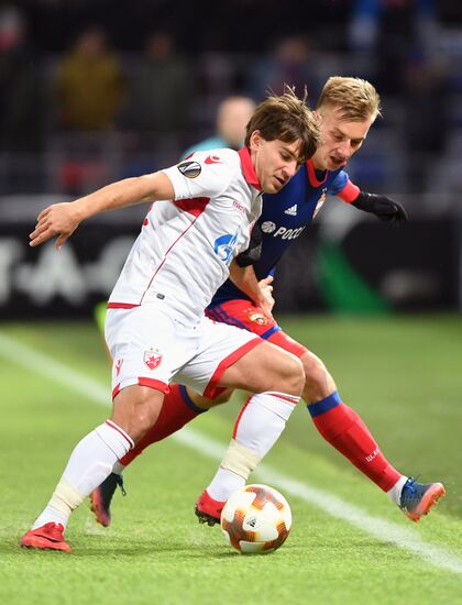 Football. UEFA Europa League. CSKA vs. Crvena Zvezda