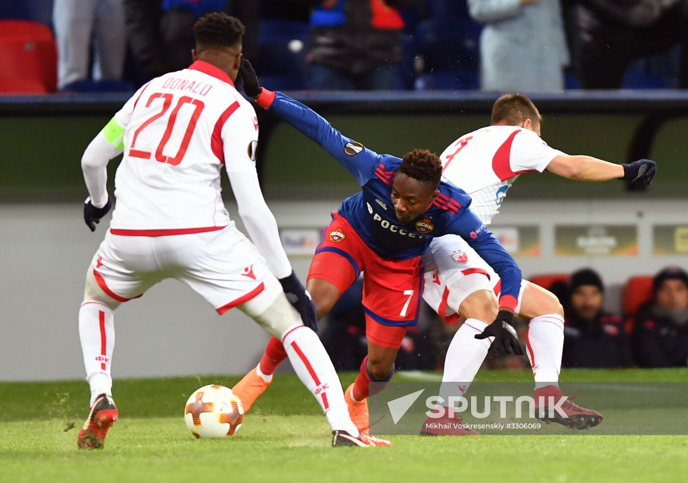 Football. UEFA Europa League. CSKA vs. Crvena Zvezda