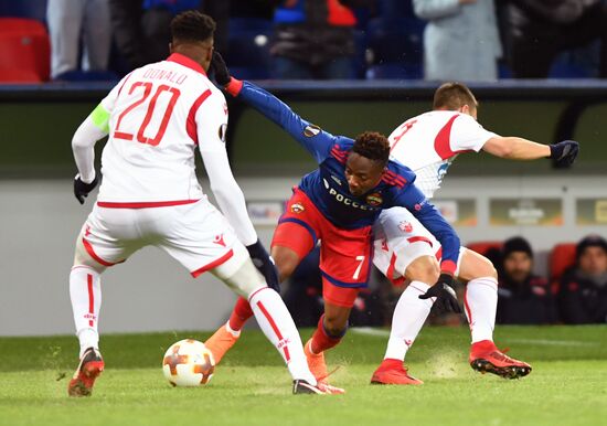 Football. UEFA Europa League. CSKA vs. Crvena Zvezda