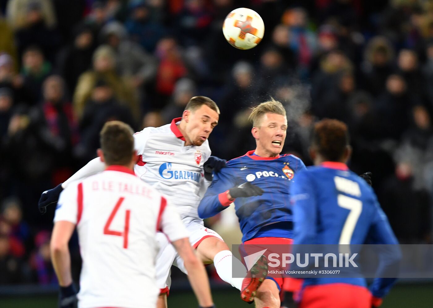 Football. UEFA Europa League. CSKA vs. Crvena Zvezda