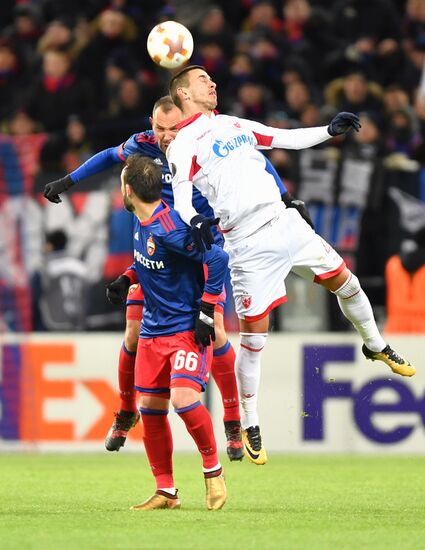 Football. UEFA Europa League. CSKA vs. Crvena Zvezda