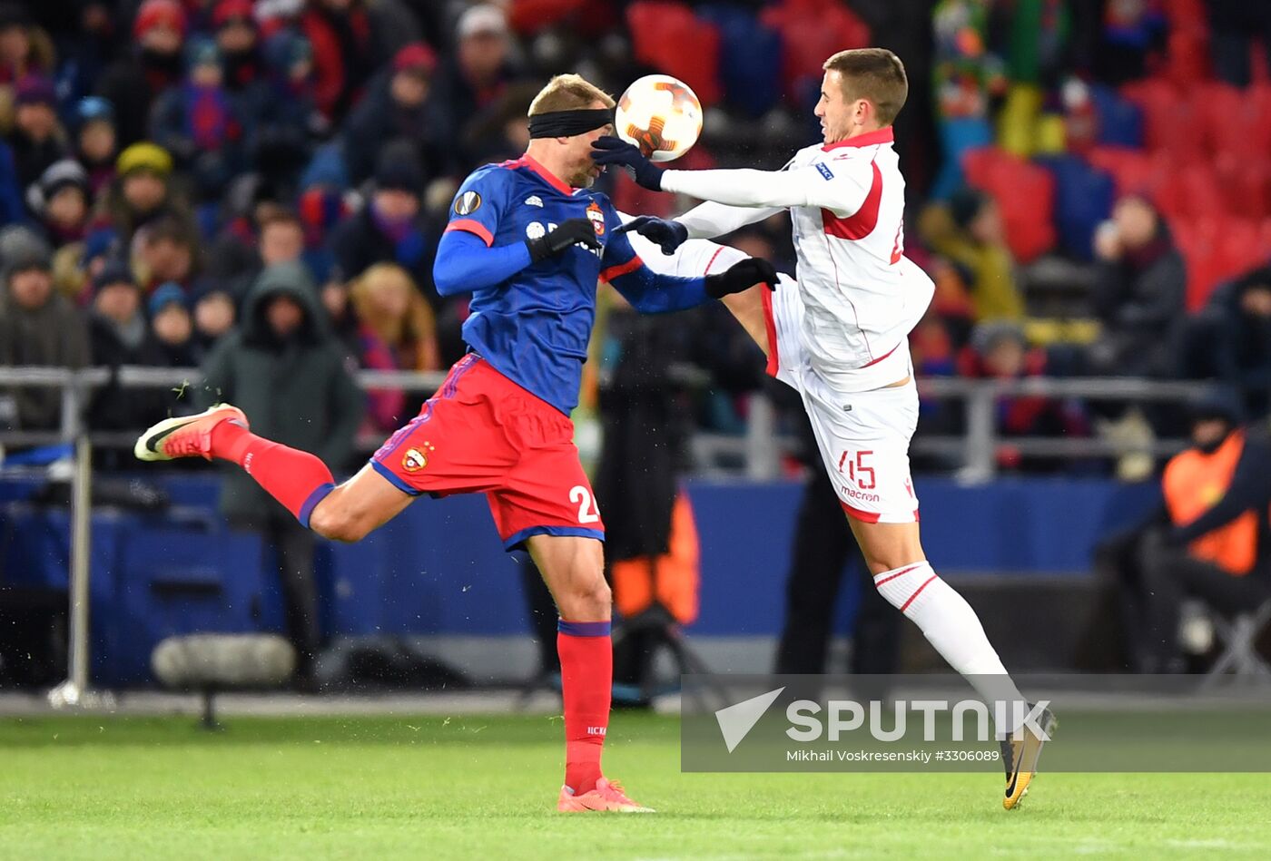 Football. UEFA Europa League. CSKA vs. Crvena Zvezda