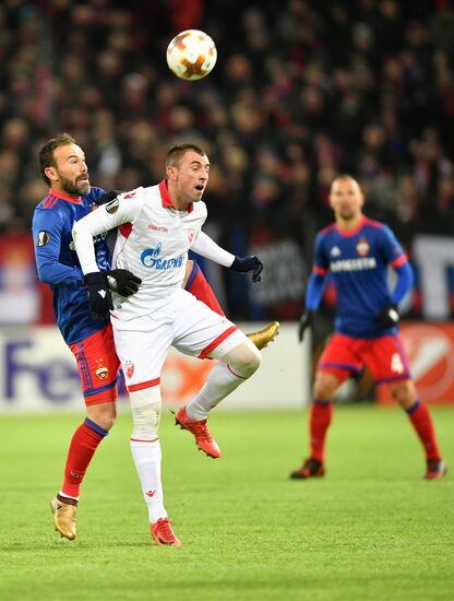 Football. UEFA Europa League. CSKA vs. Crvena Zvezda