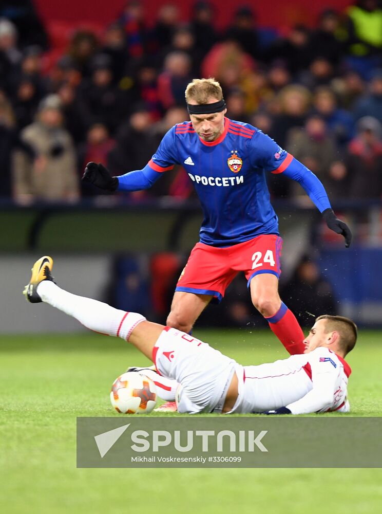 Football. UEFA Europa League. CSKA vs. Crvena Zvezda