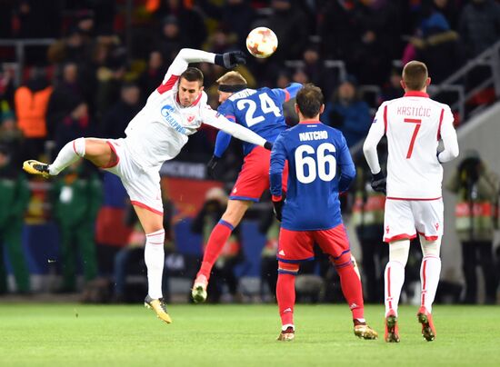 Football. UEFA Europa League. CSKA vs. Crvena Zvezda