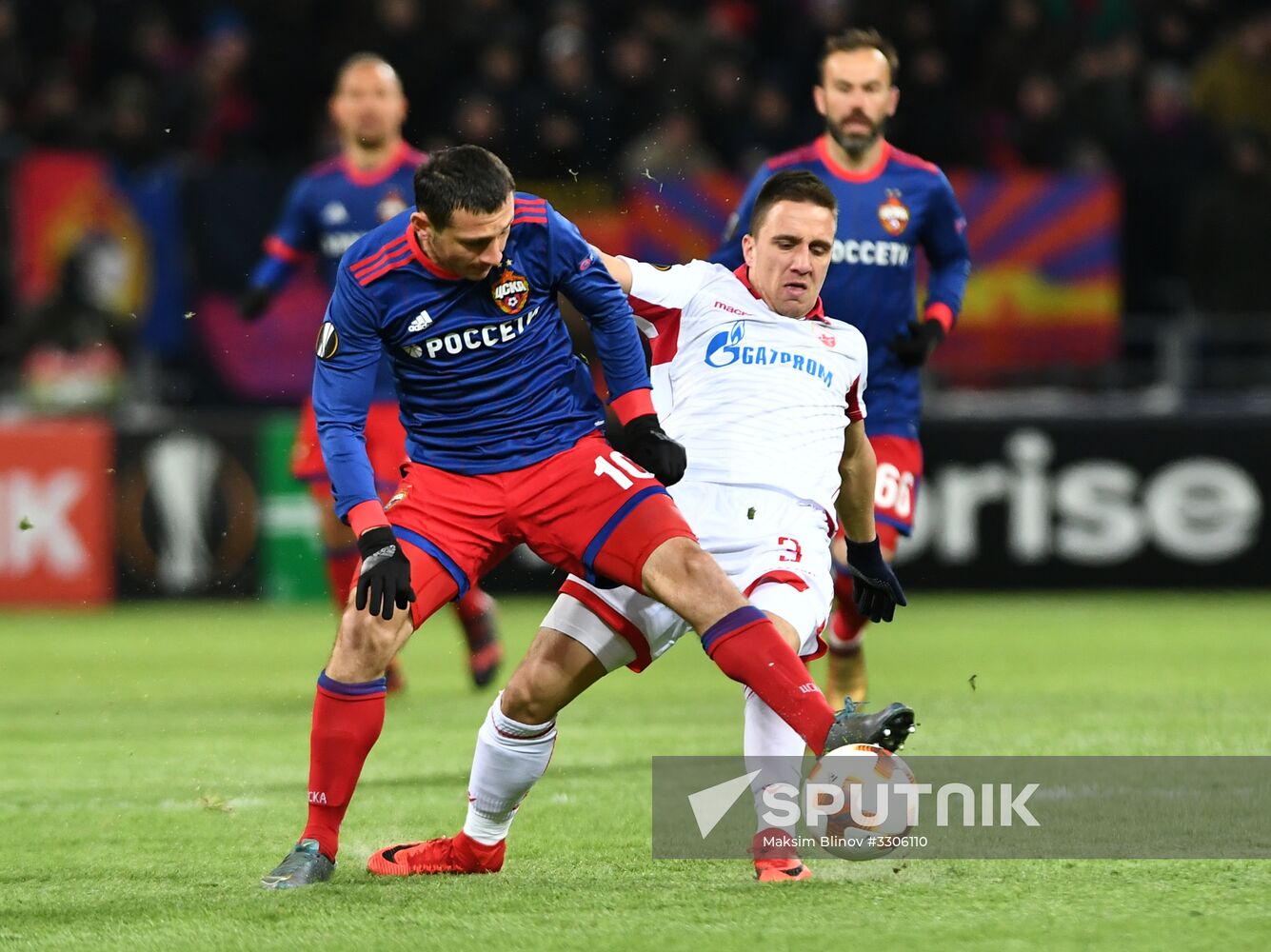 Football. UEFA Europa League. CSKA vs. Crvena Zvezda