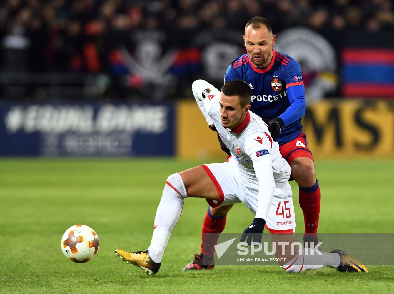 Football. UEFA Europa League. CSKA vs. Crvena Zvezda