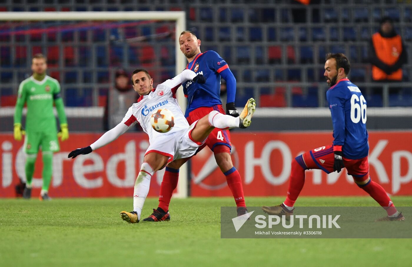 Football. UEFA Europa League. CSKA vs. Crvena Zvezda