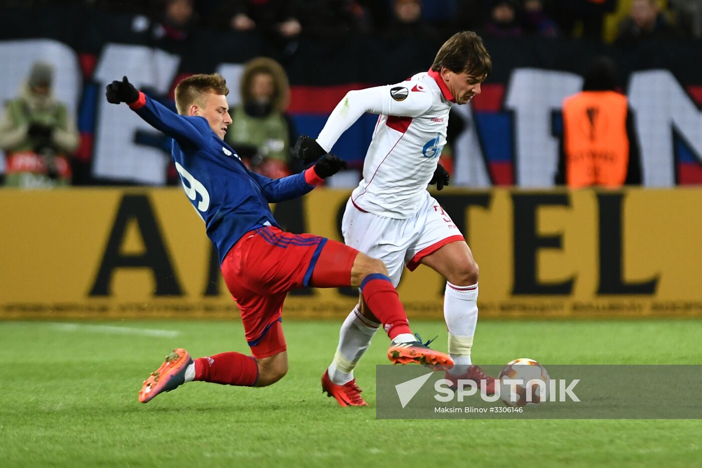 Football. UEFA Europa League. CSKA vs. Crvena Zvezda