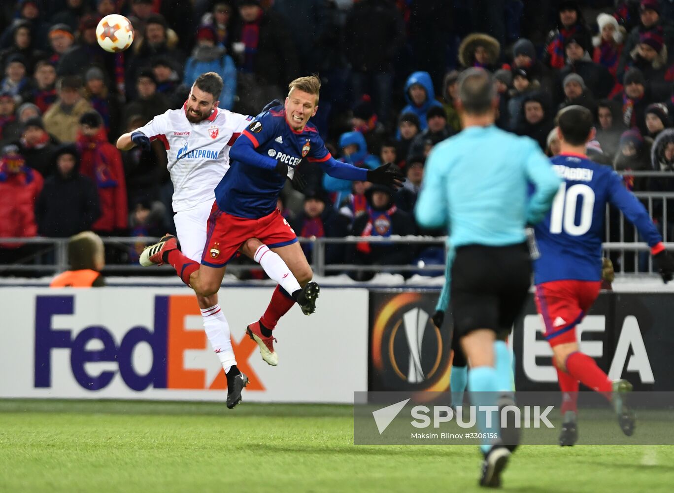 Football. UEFA Europa League. CSKA vs. Crvena Zvezda