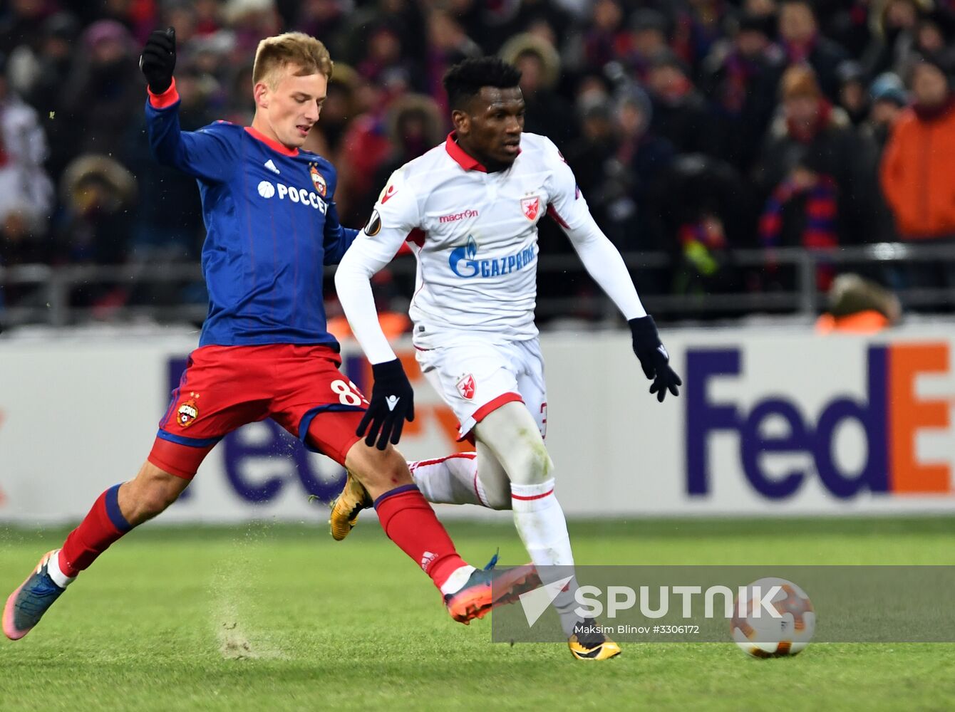 Football. UEFA Europa League. CSKA vs. Crvena Zvezda